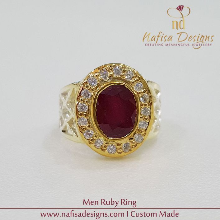 Men Ruby Ring