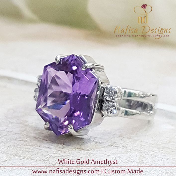 White Gold Amethyst