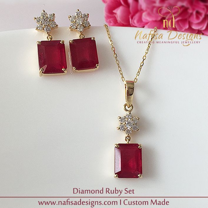 Diamond Ruby Set