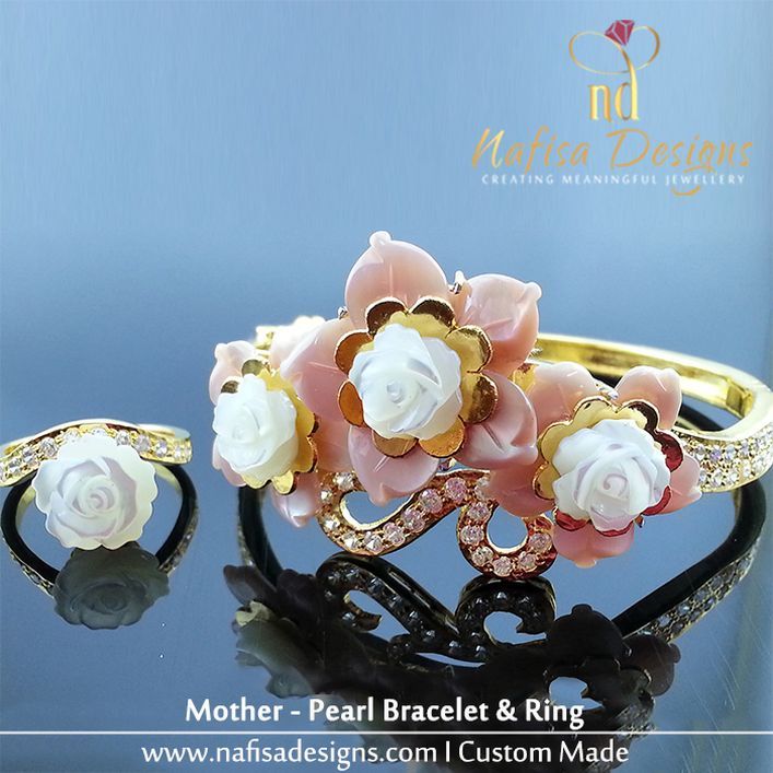Mother-Pearl Bangle & Ring