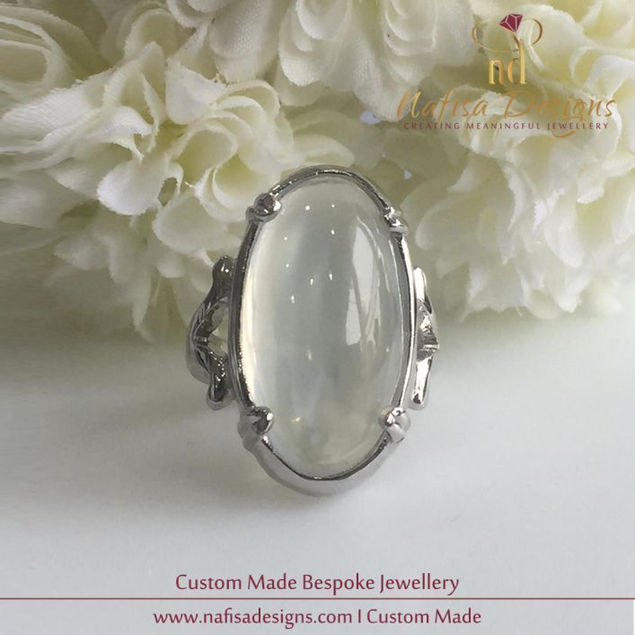 Custom Made Moonstone Ring