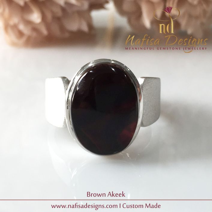 Brown Akeek Ring