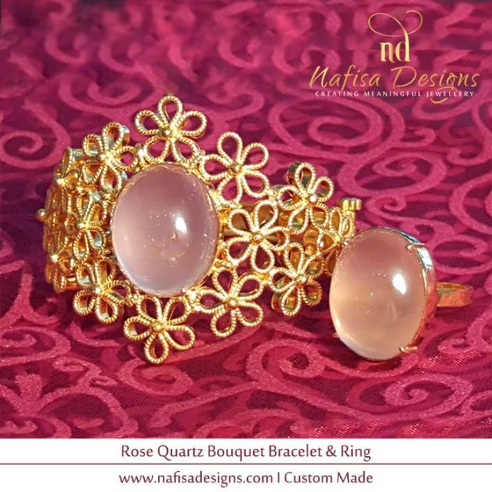 Rose Quartz Bouquet Set