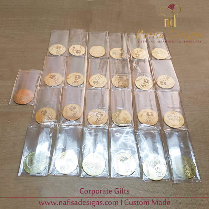 Corporate Initial Gold Coins