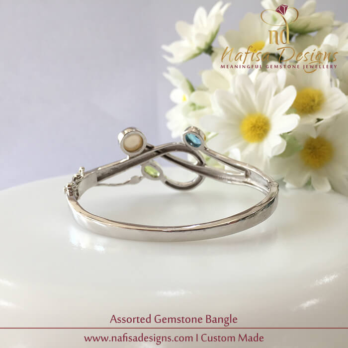Assorted Gemstone Bangle