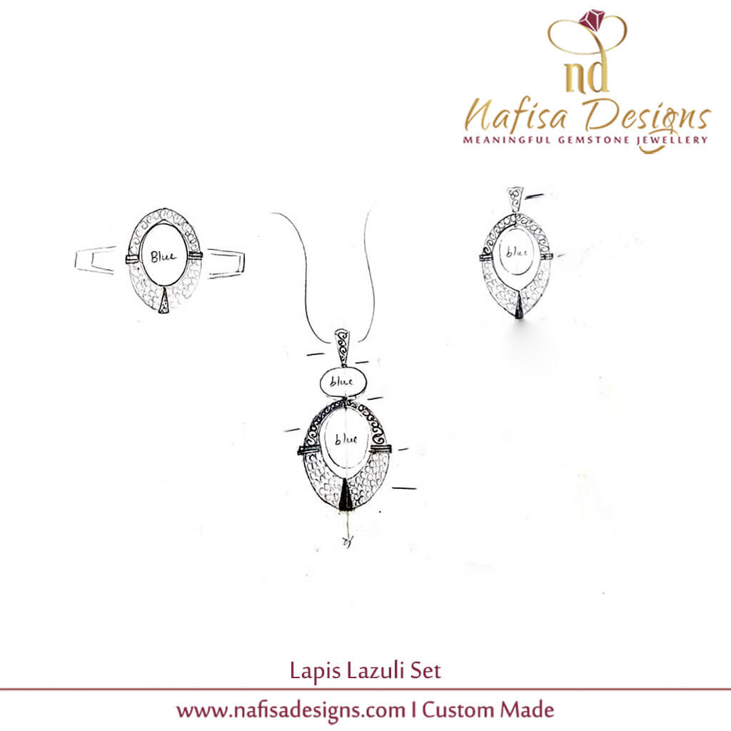 Custom Made Lapis Lazuli Set