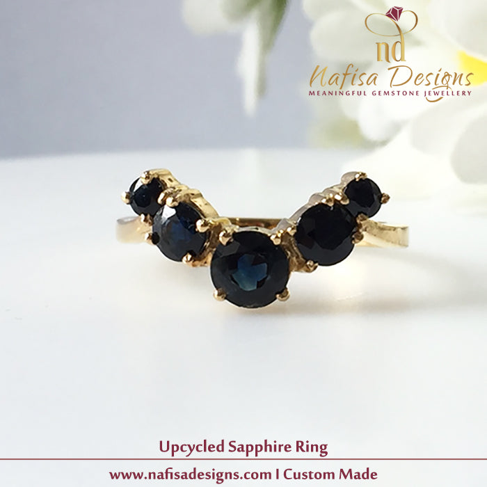 Upcycled Sapphire Ring