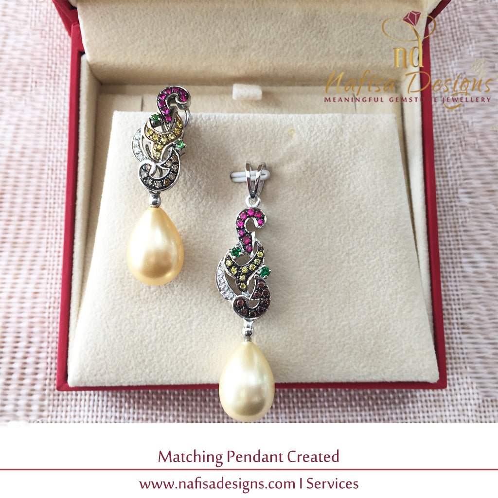 Matching Pendant To Earrings