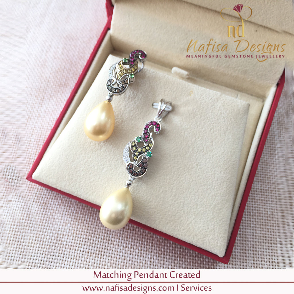 Matching Pendant To Earrings