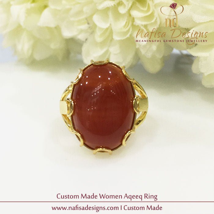 Custom Made Women Akeek Ring 