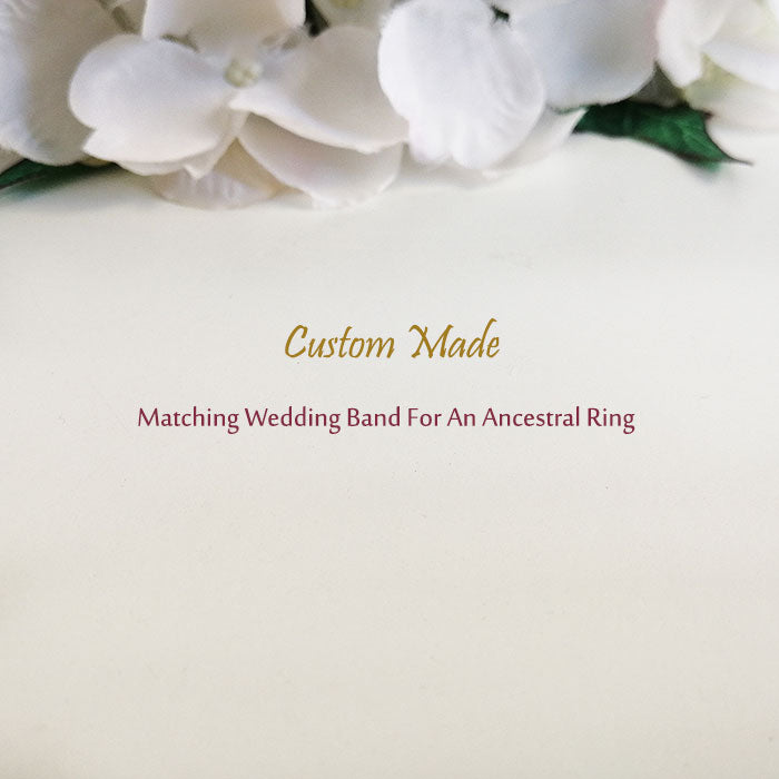 Matching Wedding Band For An Ancestral Ring