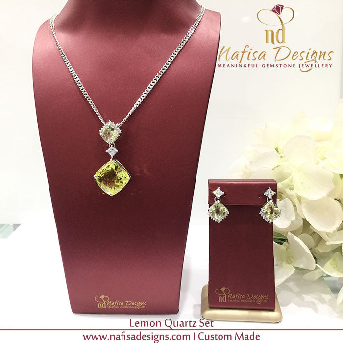 Lemon Quartz Set