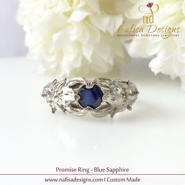 Promise Ring - Blue Sapphire