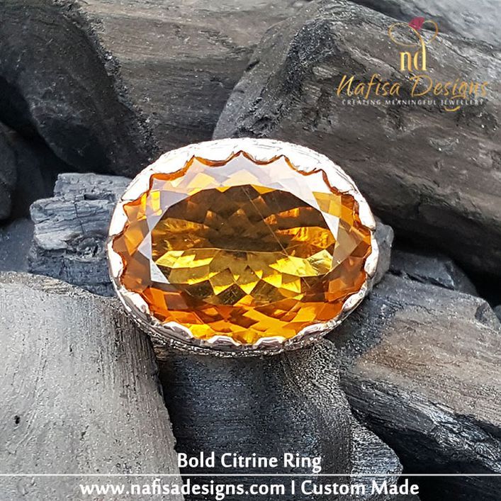 Bold Citrine Ring