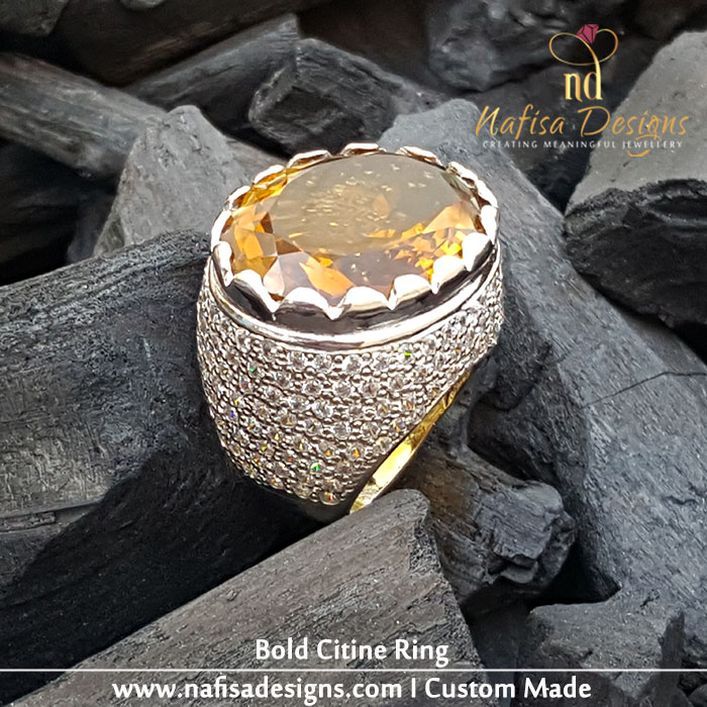 Bold Citrine Ring