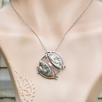 Pyrite Pendant made in 925 Silver by Nafisa Designs. Manchester UK. Free Global Shipping!