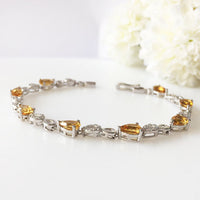 Razzle Dazzle Citrine Bracelet