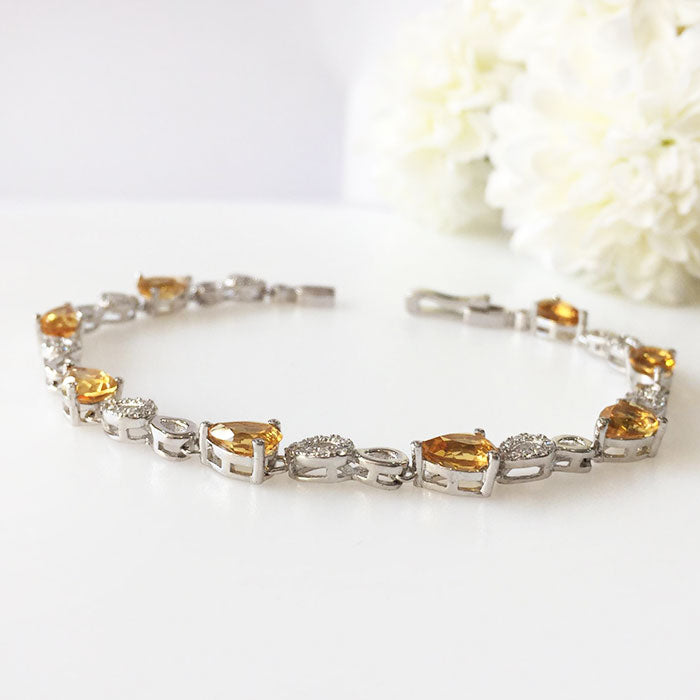Razzle Dazzle Citrine Bracelet