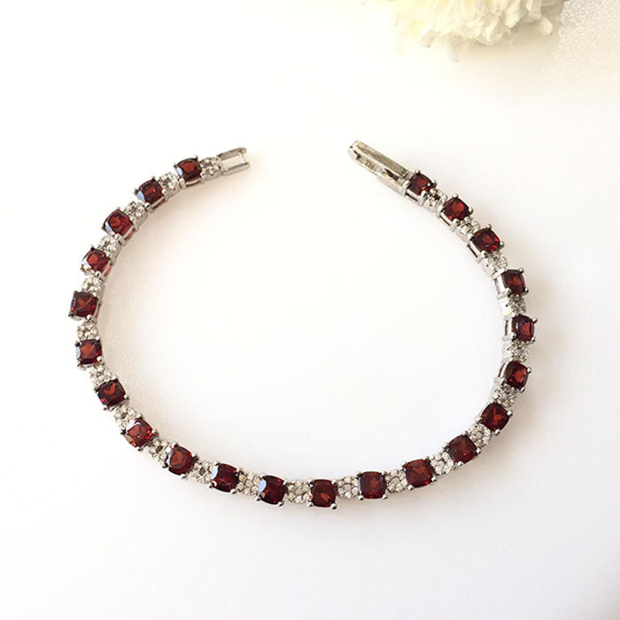 Splendid Garnet Bracelet