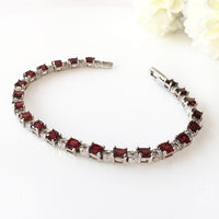 Splendid Garnet Bracelet