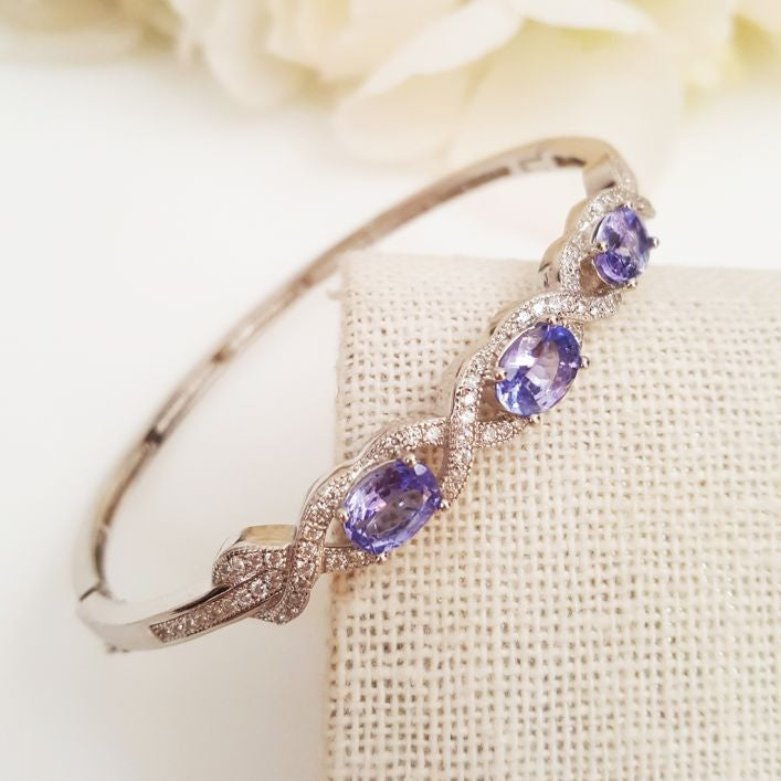 Elegant Tanzanite Bracelet