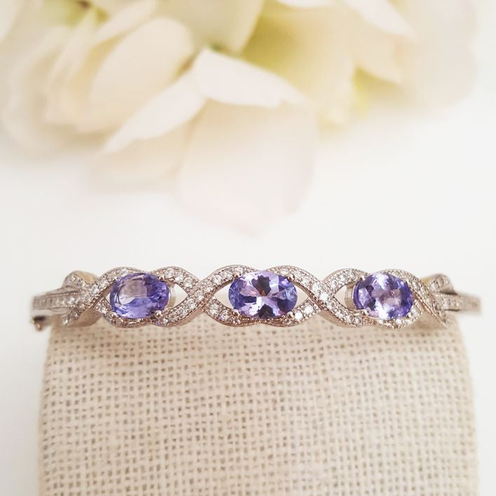 Elegant Tanzanite Bracelet