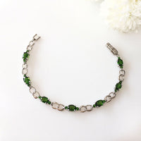 Marquise Diopsite Bracelet