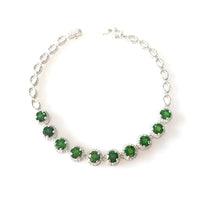 Round Diopside Bracelet