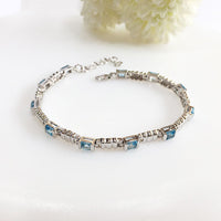 Topaz Stack Bracelet