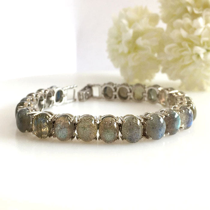 Oval Moonstone Bracelet