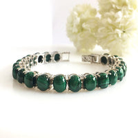 Pine Green Malachite Bracelet