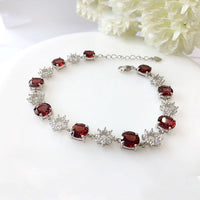 Opulent Garnet Bracelet