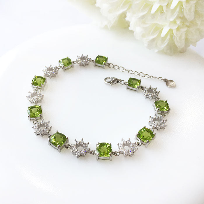 Opulent Peridot Bracelet
