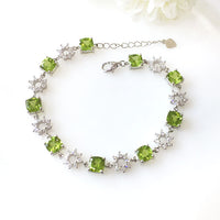 Opulent Peridot Bracelet