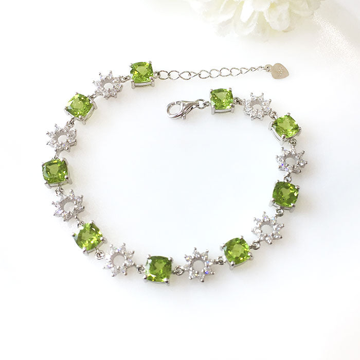 Opulent Peridot Bracelet