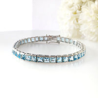 Ice Ribbon Topaz Bracelet
