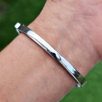 Oceanic Opulence Bracelet in real natural original Topaz 925 silver for birthstone