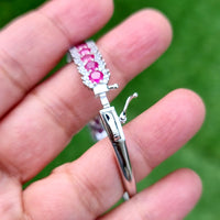 Ravishing Rubies Bracelet in real natural original Ruby  in 925 silver for birthstone