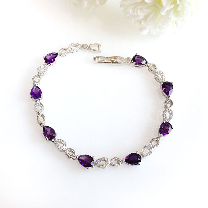 Razzle Dazzle Amethyst Bracelet