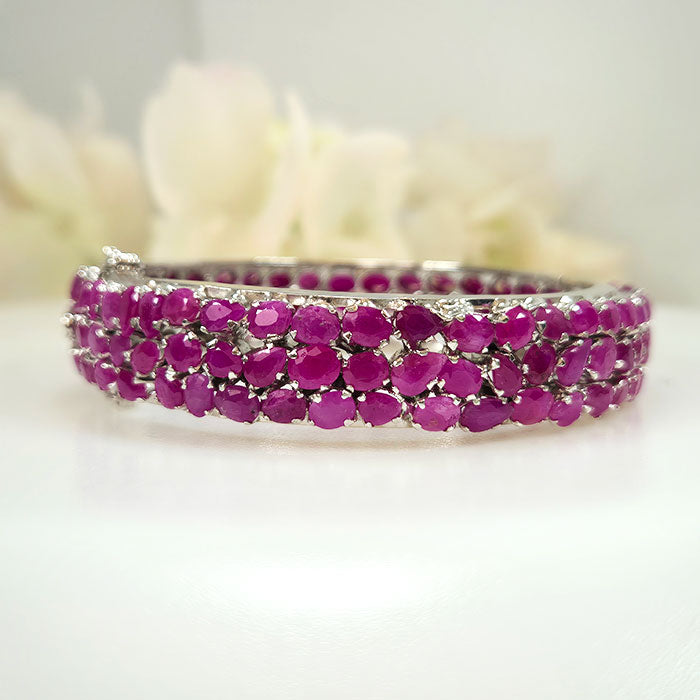 Luxury Ruby Enchantment in original and authentic ruby in 925 silver for birthstone, party, or casual wear. lightweight, delicate, dainty designer jewelry.