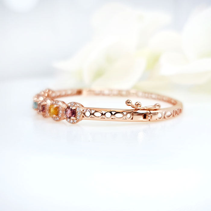 Elysian Round Bracelet in original and authentic Topaz
