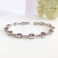 Glacier Gate Amethyst Bracelet