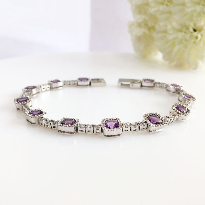 Glacier Gate Amethyst Bracelet