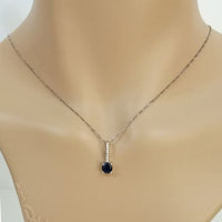 Enduring Pendant- Sapphire