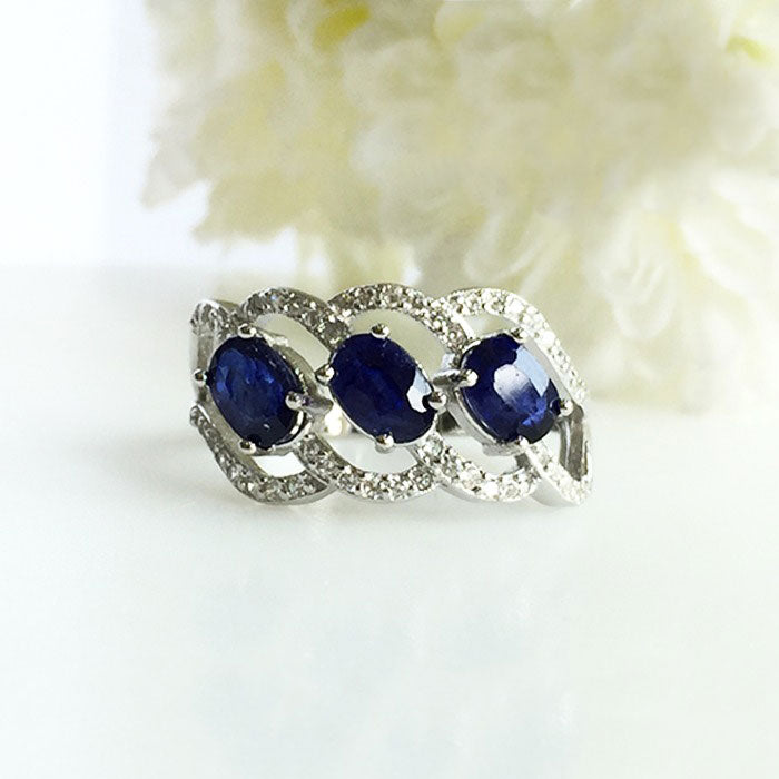 Luscious Blue Sapphire Ring
