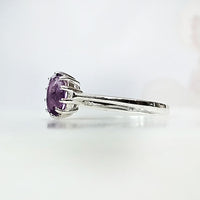 Purple Passion in Amethyst in real natural original Amethyst in 925 silver for birthstone