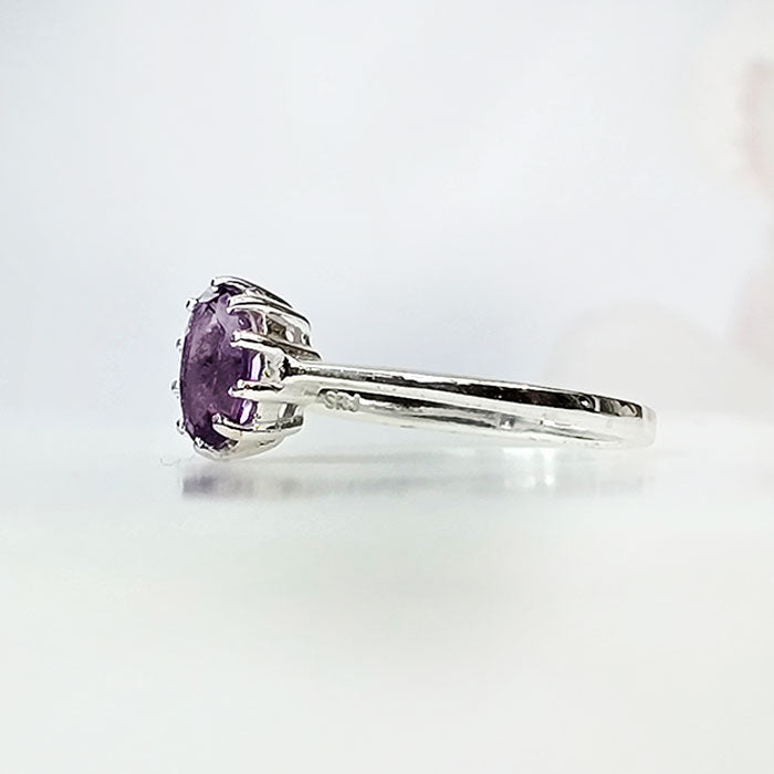 Purple Passion in Amethyst in real natural original Amethyst in 925 silver for birthstone