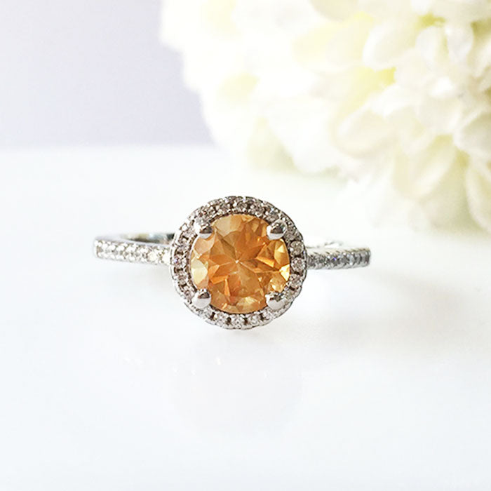 Vintage Ring-Citrine