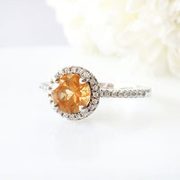 Vintage Ring-Citrine