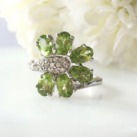 Periwinkle Peridot Ring